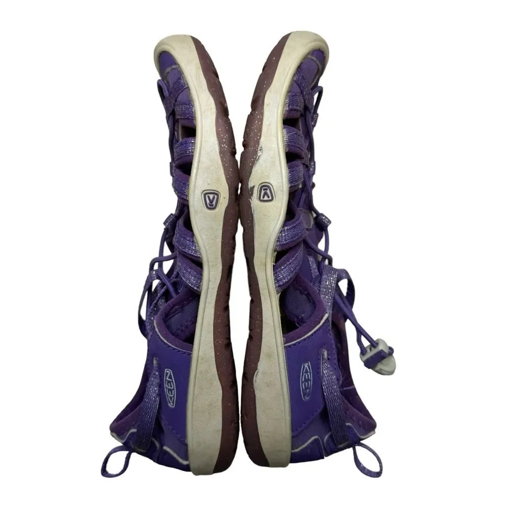 Keen Moxie Purple Waterproof Sandal Walking Shoes Beach Pool Size 4